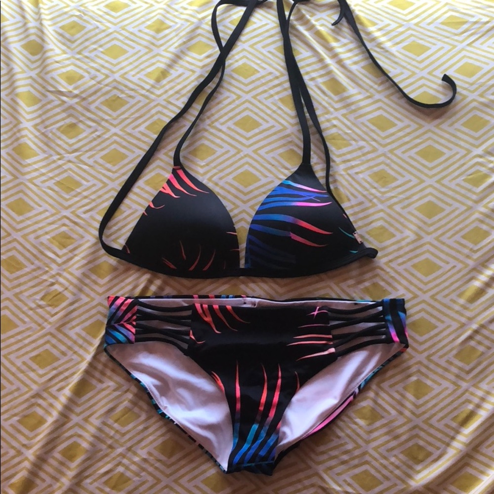 Pink bikini set.Worn once only